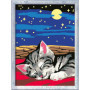 Ravensburger CreArt Kids - Kit de Peinture par Numéros Chat Rêve 18x24cm