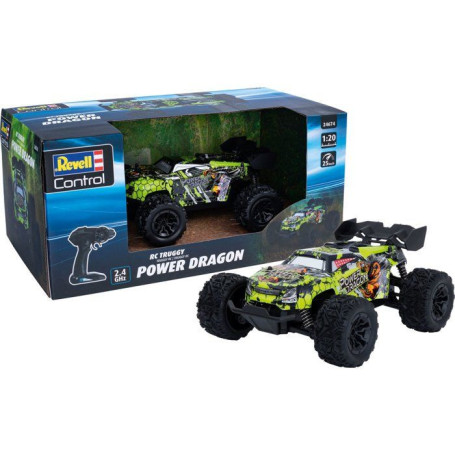 Truggy RC Power Dragon - Voiture Radiocommandée Tout-Terrain 25 km/h