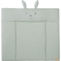 Matelas à langer ROBA Visage de lapin - 85 x 75 cm - Vert givré