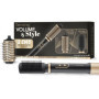 Brosse Soufflante 2-en-1 SAINT ALGUE - Volume & Style Noir/Or