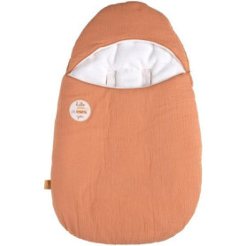 Nid d'ange hiver Sunlight en mousseline de coton - Terra cotta