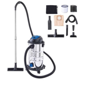 Aspirateur Eau et Poussière VC30 Premium 1500W Cuve Inox 30L