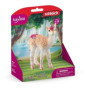 Figurine Licorne Lama Amusante avec Corne Brillante - Schleich