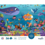 Puzzle La Vie Sous La Mer - 36 Pièces Toucher Soyeux