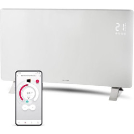 Radiateur Intelligent Wi-Fi en Verre SENCOR 2400W avec Thermostat