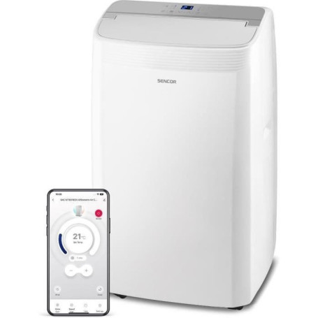Climatiseur Mobile Sencor SAC MT9078CH - Efficacité A++ avec Wi-Fi