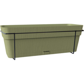 Jardinière Balconnière Ethica 50 cm - Vert Olive