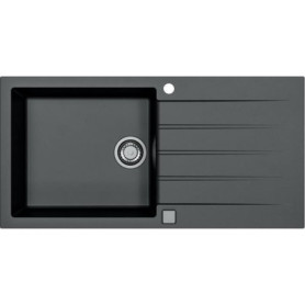 Évier à Encastrer en Granit Noir - 1 Grand Bac 100 x 50 cm - CADIT de STRADOUR