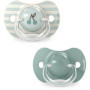 Lot de 2 sucettes symétriques Birdies - SUAVINEX - 18 mois et plus - Vert