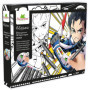 Coffret Créatif Manga Garçon avec Marqueurs et Papiers Layout
