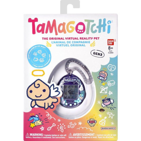 Tamagotchi Angel Night Garden - Animal Virtuel Électronique avec Écran Couleur