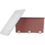 Coffre de Rangement PLAYBOX Maxi avec Roulettes - Rose