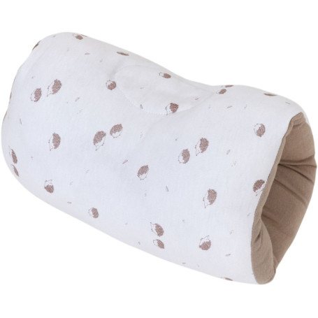 Brassard d'allaitement en jersey de coton - TINEO - Ecru avec Hérissons