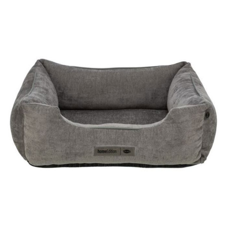 Panier Orthopédique pour Chien TRIXIE VITAL LENNOX - Tissu Chenille Gris 80 x 60 cm