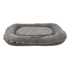 Coussin Ovale TRIXIE Vital LENNOX pour Chien - Tissu Chenille Gris 90x70 cm