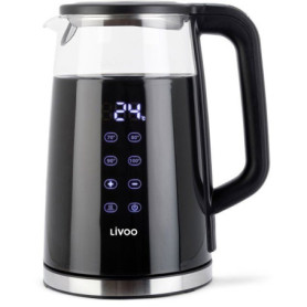 Bouilloire Digitale Élégante en Verre - LIVOO DOD198 - 2200 W - 1,7 L