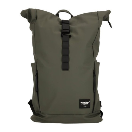 Sac à dos Weather Report Bronze Roll Top Kaki Résistant aux Intempéries