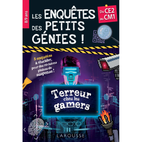Les Enquêtes des petits génies CE2-CM1 - Terreur chez les gamers