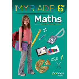 Myriade Maths 6e 2021 Manuel élève