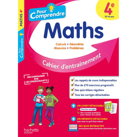 Pour Comprendre Maths 4E