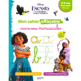 Disney - Encanto - Mon cahier effaçable - J'écris les lettres minuscules (4-6 ans)