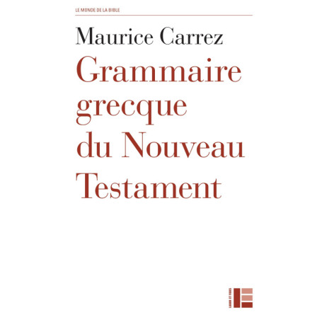 Grammaire grecque du Nouveau Testament