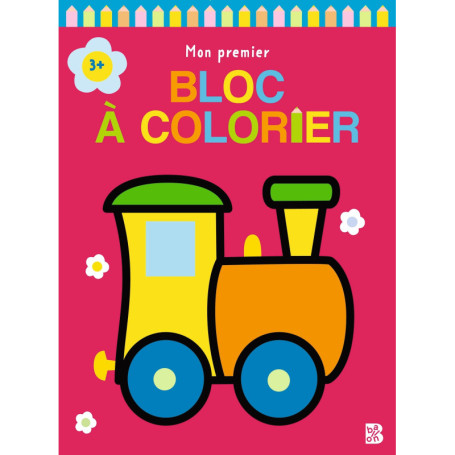 Mon premier bloc à colorier - Train