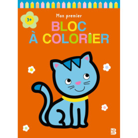 Mon premier bloc à colorier - Chat