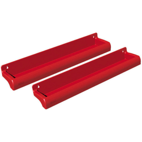 Bacs rouges pour chevalets - Réassort