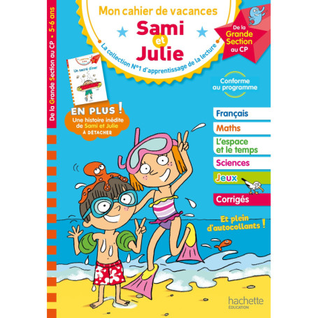 Sami et Julie - De la Grande Section au CP - Cahier de vacances 2026