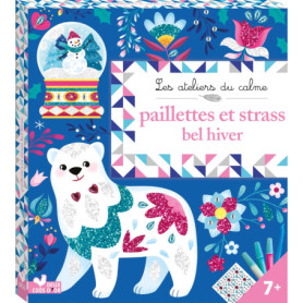 Paillettes et strass bel hiver - boîte avec accessoires