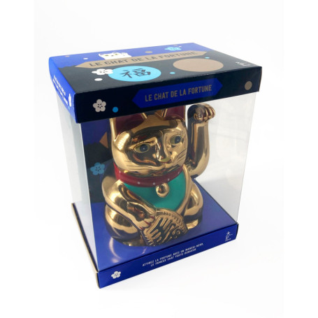 Coffret Chat de la fortune bronze