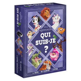 DISNEY ANIMAUX - "Qui suis-je ?" - Boîte de jeu de cartes