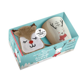 Coffret Mon petit moment chaud bouillotte Renne