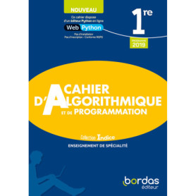 Indice - Maths 1re gén - 2022 - Cahier d'algorithmique et de programmation - élève