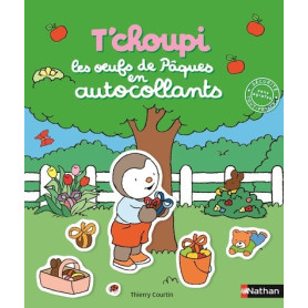 T'choupi Les oeufs de Pâques en autocollants