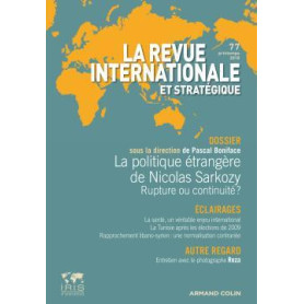 La politique étrangère de Nicolas Sarkozy, n° 77, 1/2010