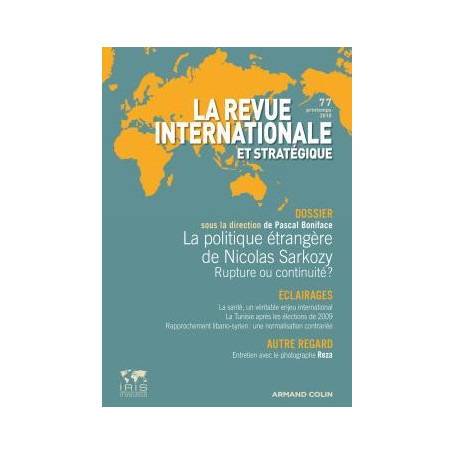 La politique étrangère de Nicolas Sarkozy, n° 77, 1/2010