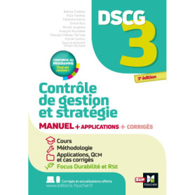 DSCG 3 - Contrôle de gestion et stratégie - Manuel et applications 2025-2026