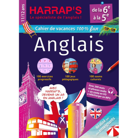HARRAP's Cahier de vacances De la 6e à la 5e