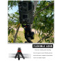 Lammcou Trépied flexible pour appareil photo - Petit format - Léger et compact - Pour selfie - Pour appareil photo reflex numéri