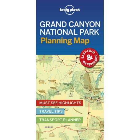 Grand Canyon National Park Planning Map 1ed -anglais-