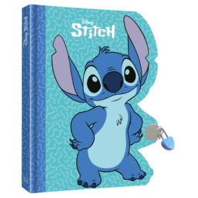 STITCH - Carnet silhouetté avec cadenas - Disney