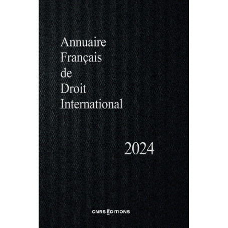 Annuaire Français de Droit International 70