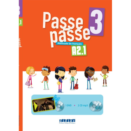 Passe-passe 3 - Niv. A2.1 - Coffret de classe (2 CD mp3 + 1 DVD)