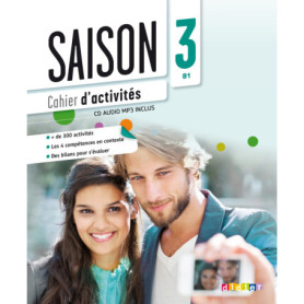 Saison 3 - Niv. B1 - Cahier + CD MP3