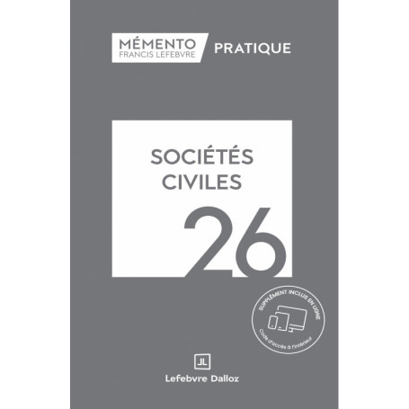 Mémento Sociétés civiles 2026