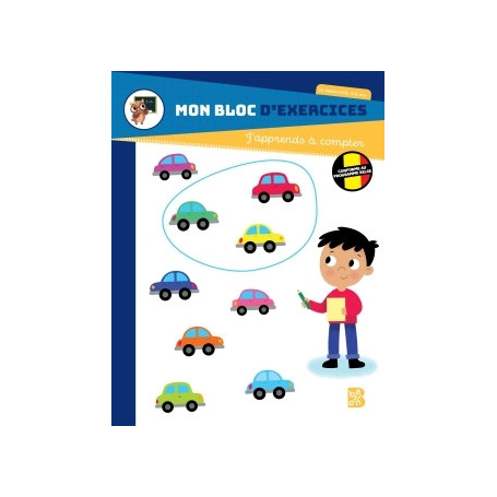 Mon bloc d'exercices J'apprends à compter 5-6 ans