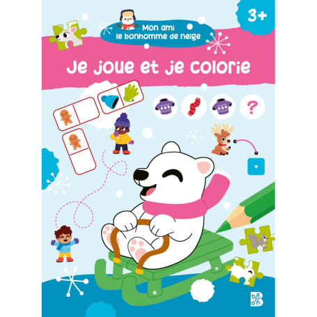 Mon ami le bonhomme de neige - Je joue et je colorie