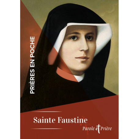 Prières en poche - Sainte Faustine